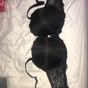 black dream angels lined Victoria Secret bra